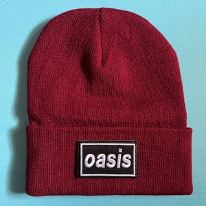 Oasis Beanie: Alt Rock Acrylic Stocking Hat