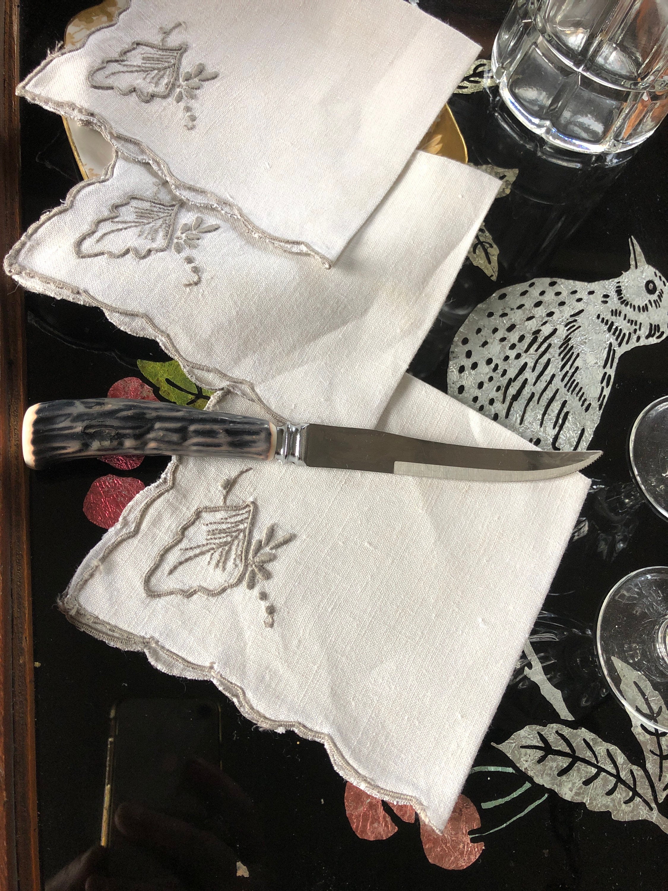 Schöne Satz von 3 Vintage Mitte Jahrhundert irische Madeira | Etsy