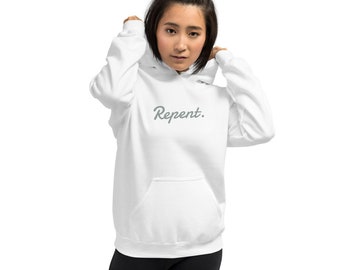 Repent Christian Catholic Catholic Hoodie