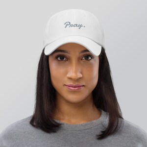 Christian Catholic &#39;Pray&#39; Dad Hat/Baseball Cap