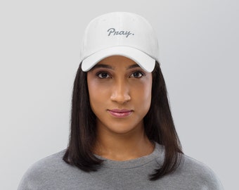 Christian Catholic 'Pray' Dad Hat/Baseball Cap