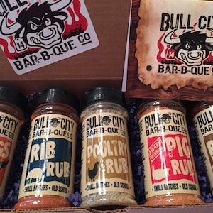 BBQ Rubs -  5 Rub / Seasoning Gift Set