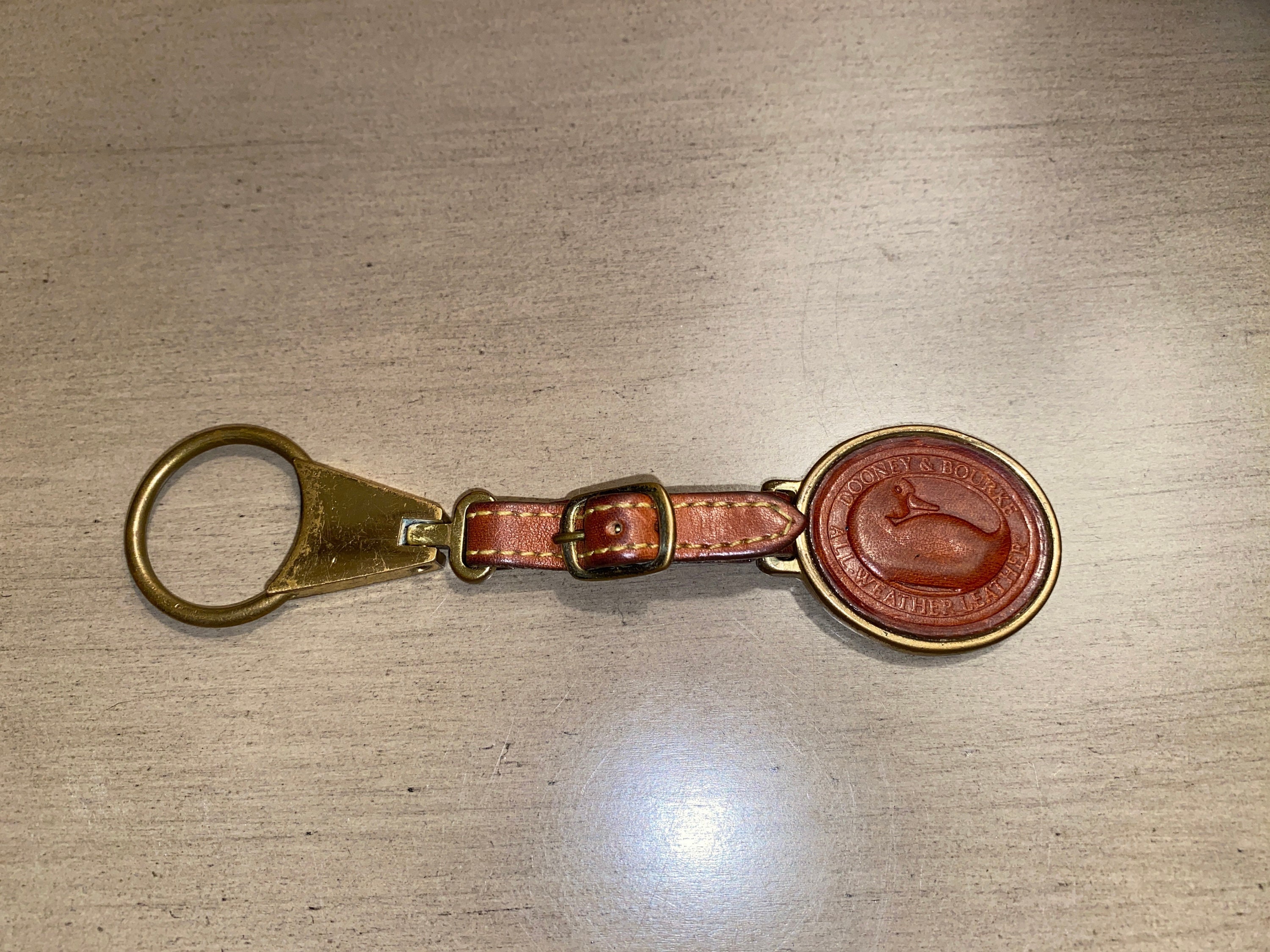 Dooney & Bourke Monogram Pendant Key Chain