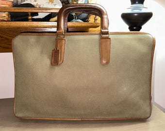 Vintage COACH Lula's Legacy Mahogany Leather Drawstring Bucket Bag