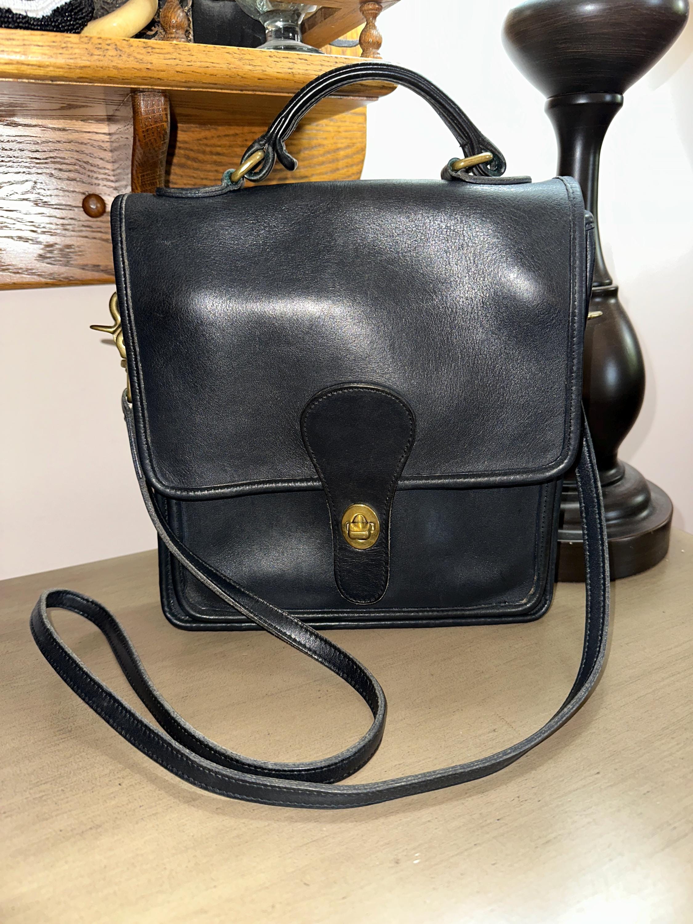 COACH 　コーチ　レザー　ハンドバッグ　ビンテージ Coach bag vintage - Etsy 日本