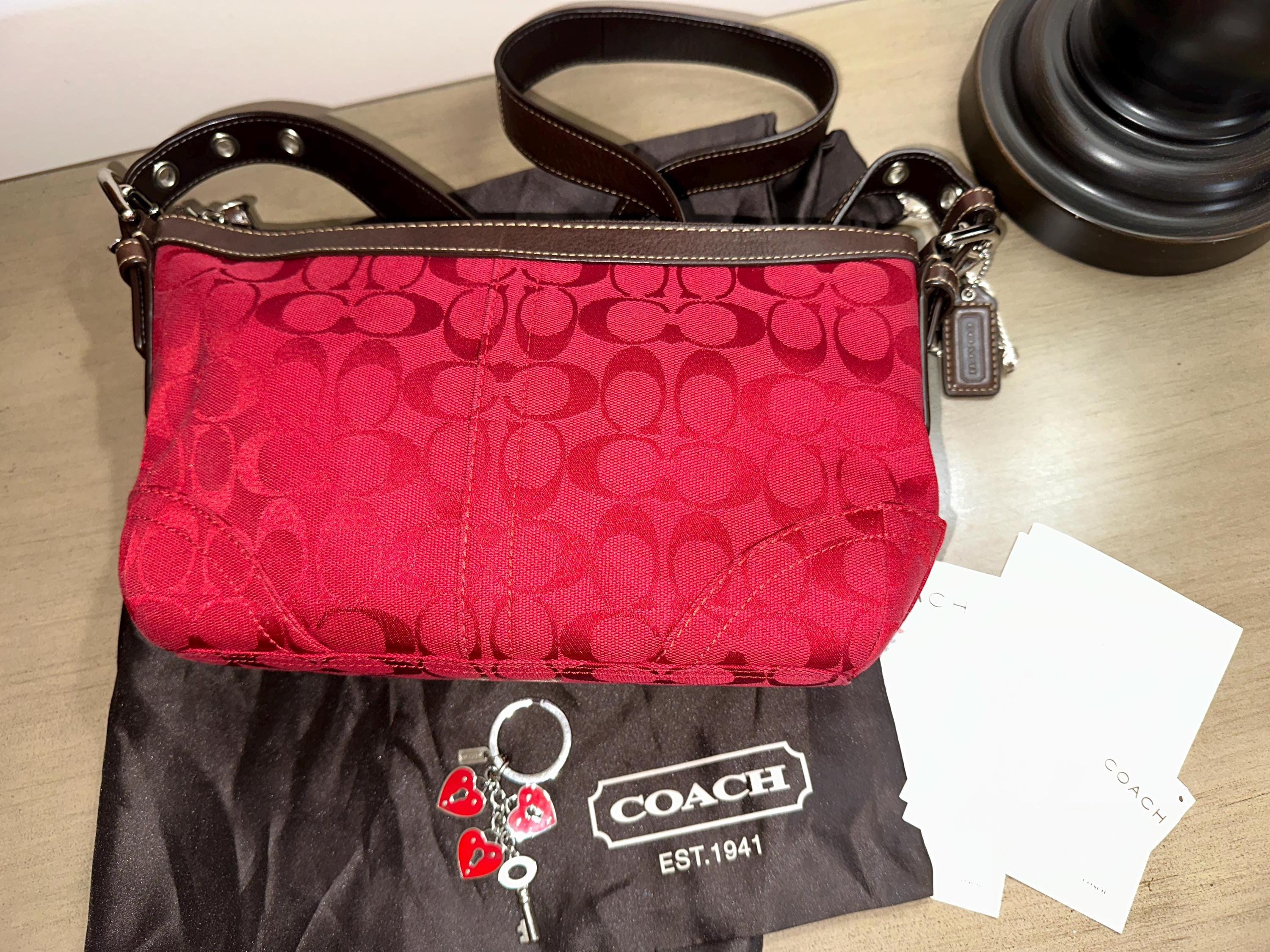 Vintage Coach Red Crossbody - Etsy - Page 2