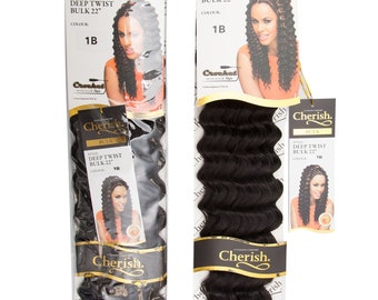 20 Inch Crochet Braids Cherish - Brazilian Curly Bulk 20 Inch Extensions Synthetic Crochet Braiding Hair - Foto 8