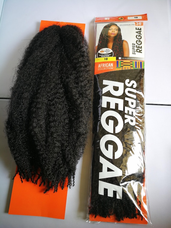 Super Reggae Kanekalon Fibre Braid by African Collection. Colour