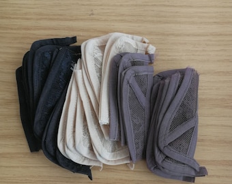 Ein Satz von 2 Perückengriffen für Perückenkappe. Ohrklappen, Ohrlaschen, Perückenfedern. Für Full Caps, Lace Front, Full Lace Iace Perücke etc