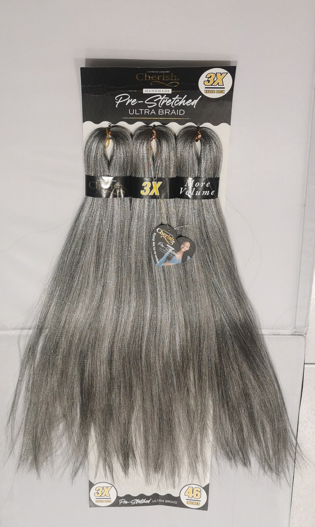 X3. Grey Calypso 51 Cherish Handmade Ultra Braid. Time Saving Pre