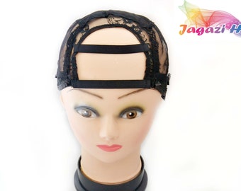 Lace Closure Wide Gap UPart Wig Cap. U Part Weaving Cap. Sizes/Strap/Comb