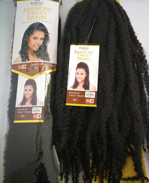 Afro Kinky Bulk Hair Freetress Equal. Jamaican Twist Braid. Braiding Pick 