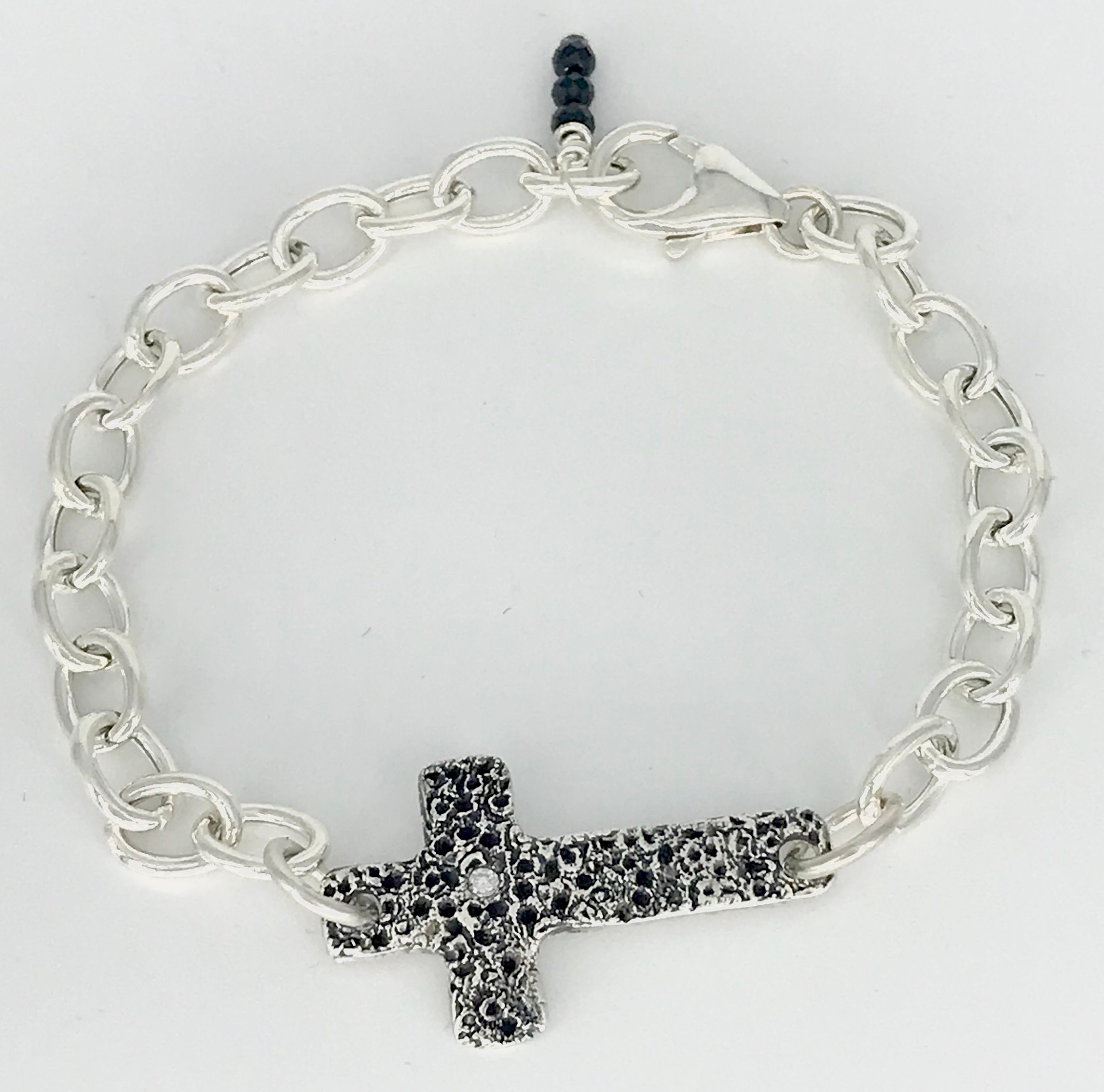 inspirational Fine Silver Bracelet