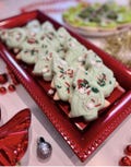 Old Fashioned Christmas Tree Sugar Cookies
