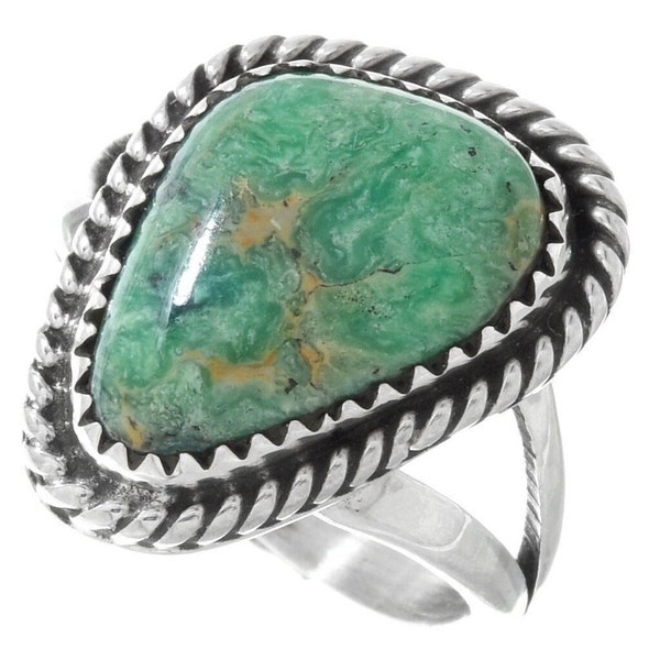 Green Turquoise Ring - Etsy