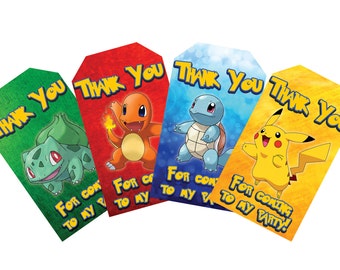 Pokemon party favor | Etsy