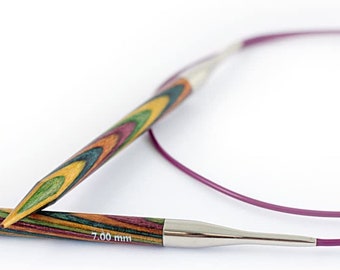 KnitPro Symfonie Wood Fixed Circular Knitting Needles 80cm 2.0mm to 8.0mm