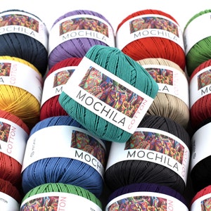 Mochila Katoen 100% Premium Katoen Zakgaren 50g (1.76oz) 200m (219yds) per streng