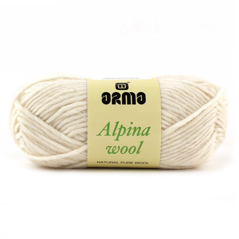 Alpina Wool Roving Yarn 5 Bulky 100 Percent Pure Wool Etsy