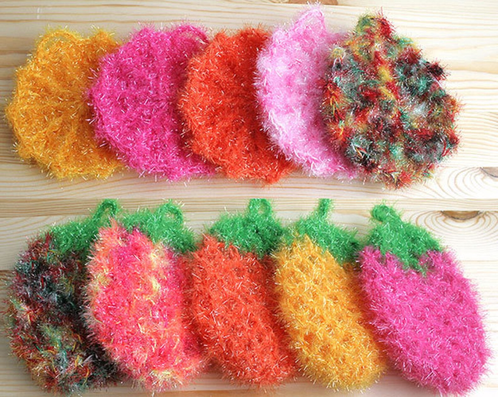 Korean High Quality Scrubber Yarnscrubbies Yarn 100 Etsy