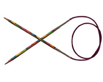 KnitPro Symfonie Wood Fixed Circular Knitting Needles 40cm 2.0mm to 8.0mm