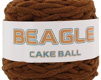 Hilo de ganchillo para tejer de gran capacidad de microfibra suave Beagle Cake Ball 200g