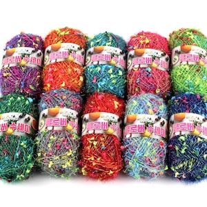 Knit Clover Scrubby Brush Yarn,Scrubbies Scrubber Yarn, 100% Polyester, 2.7oz(80g)
