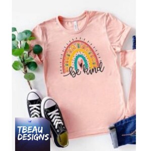 Be Kind | Back to School Shirt | Rainbow Shirt | Kindness Shirt ...