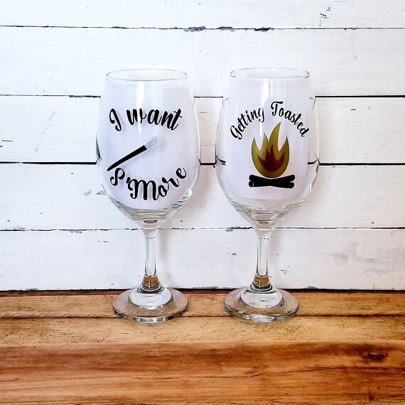 Fire Pit Glass Fire Pit Cup Camping Wine Glass S Mores Etsy