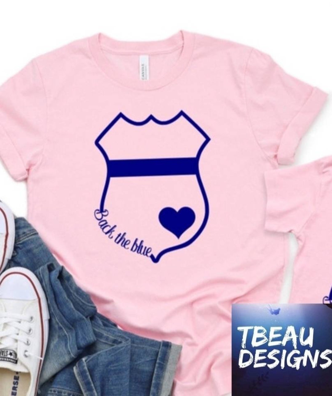 Back The Badge Shirt, Law Enforcement Support Shirt, Thin Blue Line