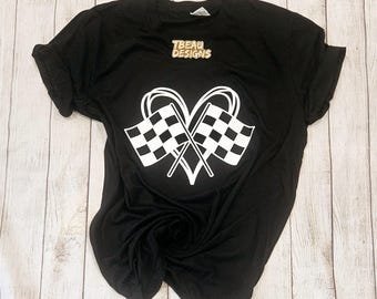 Racing Love-shirt | Raceshirt | Racebaanshirt | Racing Mom-sweater | Crossmotorracen | Motorcrossshirt |Race Day