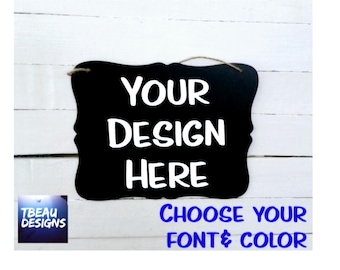 Custom chalkboard signs, Personalized chalkboard sign, Wedding sign, Office sign, Door sign, wreath sign,School sign