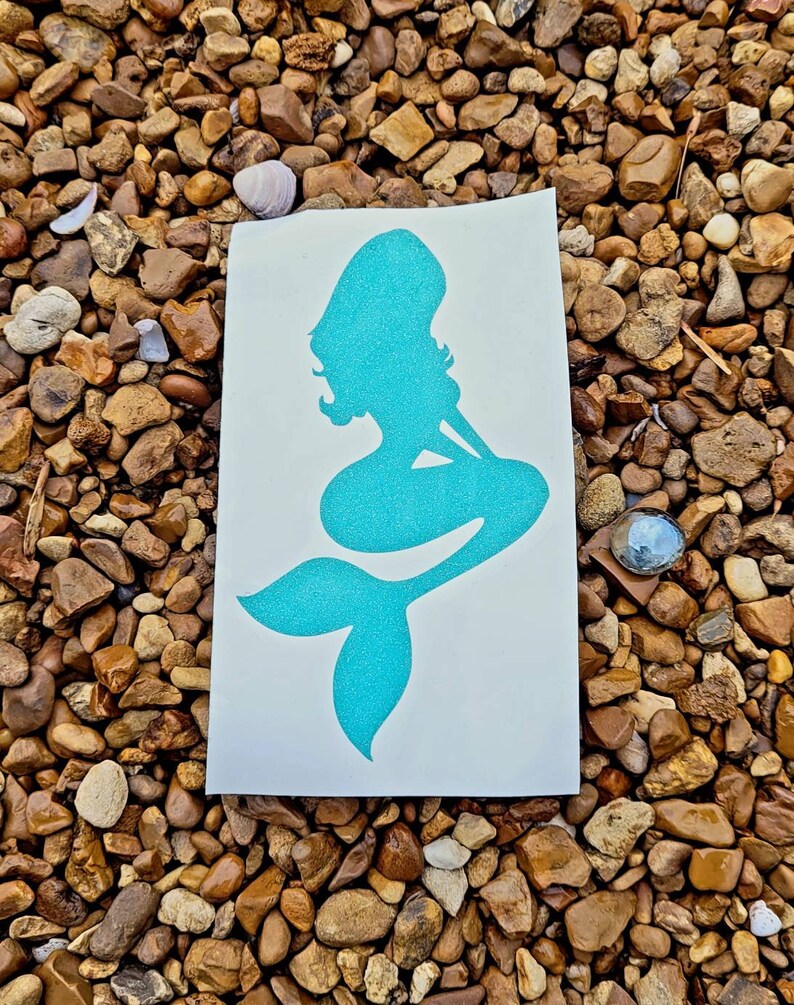 Mermaid Decals Mermaid Silhouette Decal Mermaid Car Decals Etsy