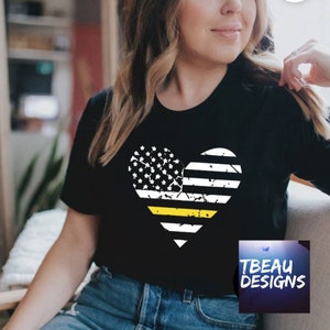 911 Dispatcher Shirt | 911 Operator Shirt | Police Dispatcher | Thin Gold Line | Thin Yellow Line | Dispatcher Appreciation Gift | Dispatch