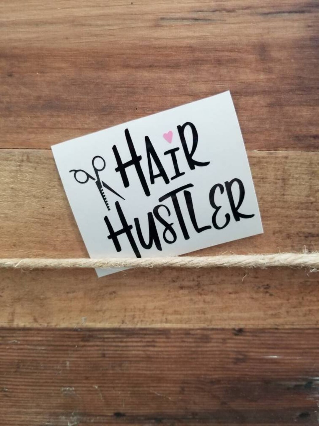 Hair Hustler Decal, Hair Stylist Decal, Cosmetology Graduation Decal ...