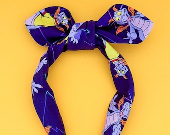 Figment Headband | Disney Epcot Festival Knot Bow Headband
