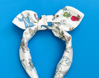 Ink & Paint Disney Dress Shop  Knot Bow Headband | Disney Dooney Bow Headband | Disney Dress Shop Accessories | Disney Top Knot Headband