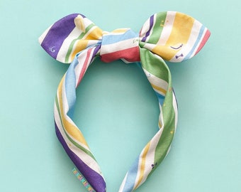 Dapper Dans Disney Dress Shop Knot Bow Headband | Disney Bowband | Disney Dress Shop Headband | Disney Top Knot Headband | Disney Knotty Bow