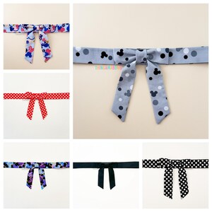 Swappable Bow for Mickey Ear Straw Hat | BOW ONLY - Hat Sold Separately
