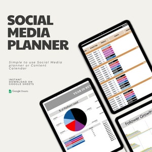 Social Media Content Calendar & Planner