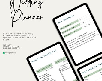 Digital Wedding Planner - Spreadsheet