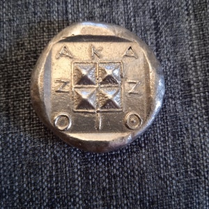 Greek coins,handmade silver coins, coins replica