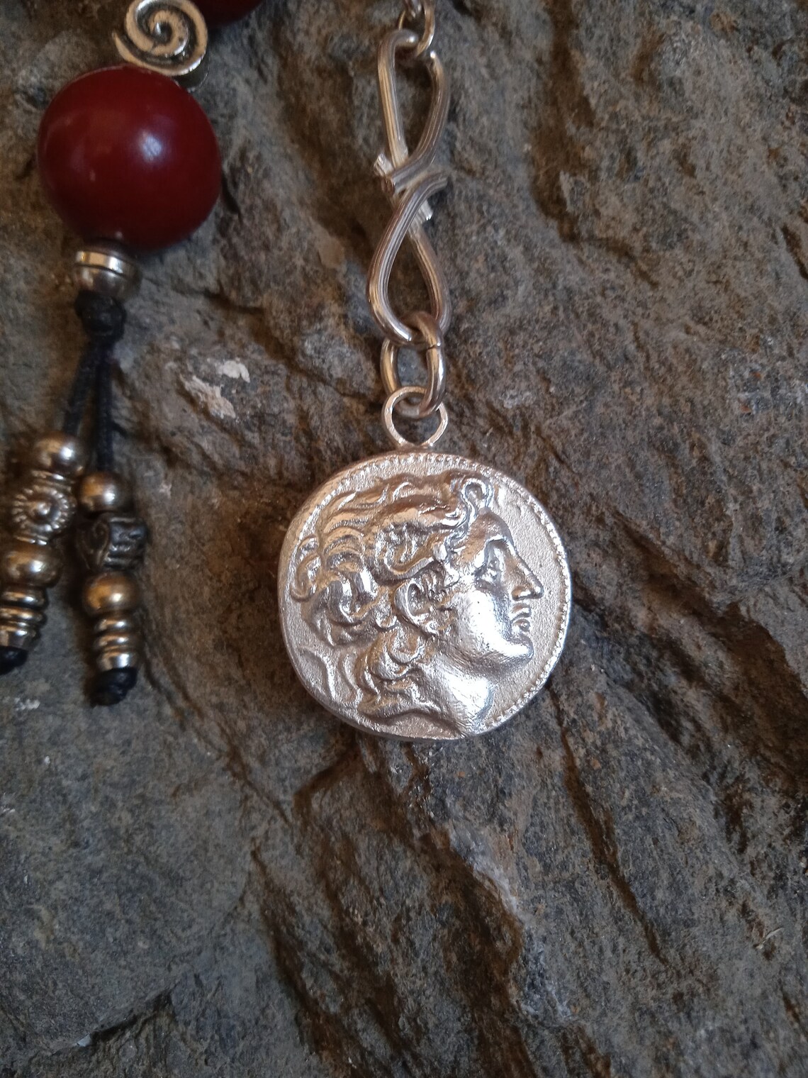 Coin's Silver 925 Keychain Silver Coins Handmade Etsy