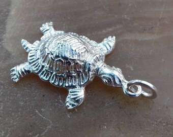 Turtle pendant, Nautical turtle, Nautical pendant,  turtle pendant, turtle necklace pendant, , handmade gift for women