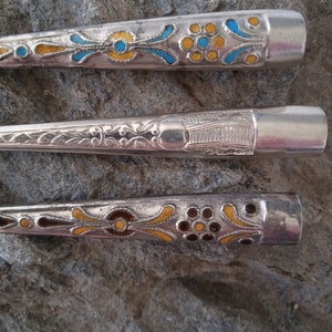 Silver Cigarette Holder with Regular Size. Cigarettes  pipe sterling silver,accessory pipe cigarette, pipe vintage, pipe silver, pipe gift,