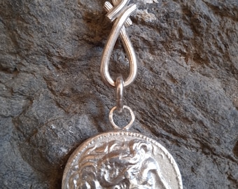 Keychain coins sterling silver coins  Alexander coins Macedonia coin&#39;s