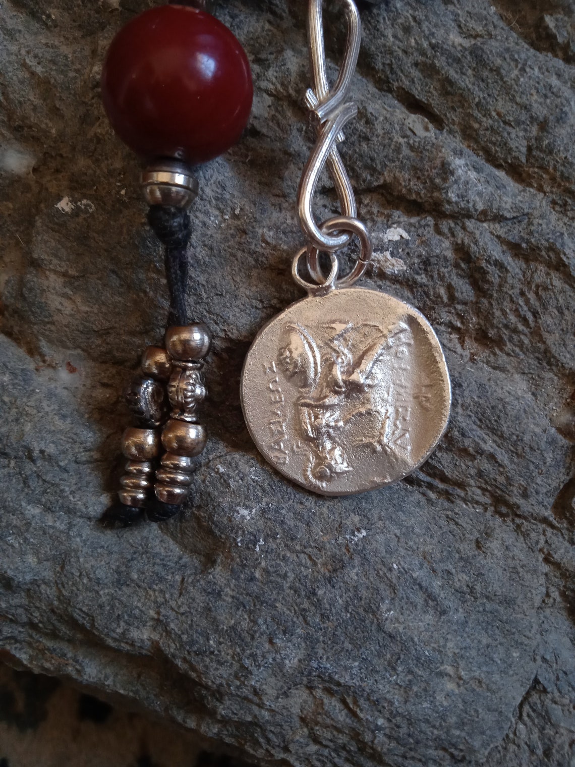 Coin's Silver 925 Keychain Silver Coins Handmade Etsy