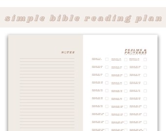 Bible Log Printable - Etsy