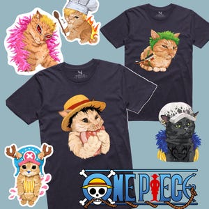 One Piece Cat T-SHIRT Meme