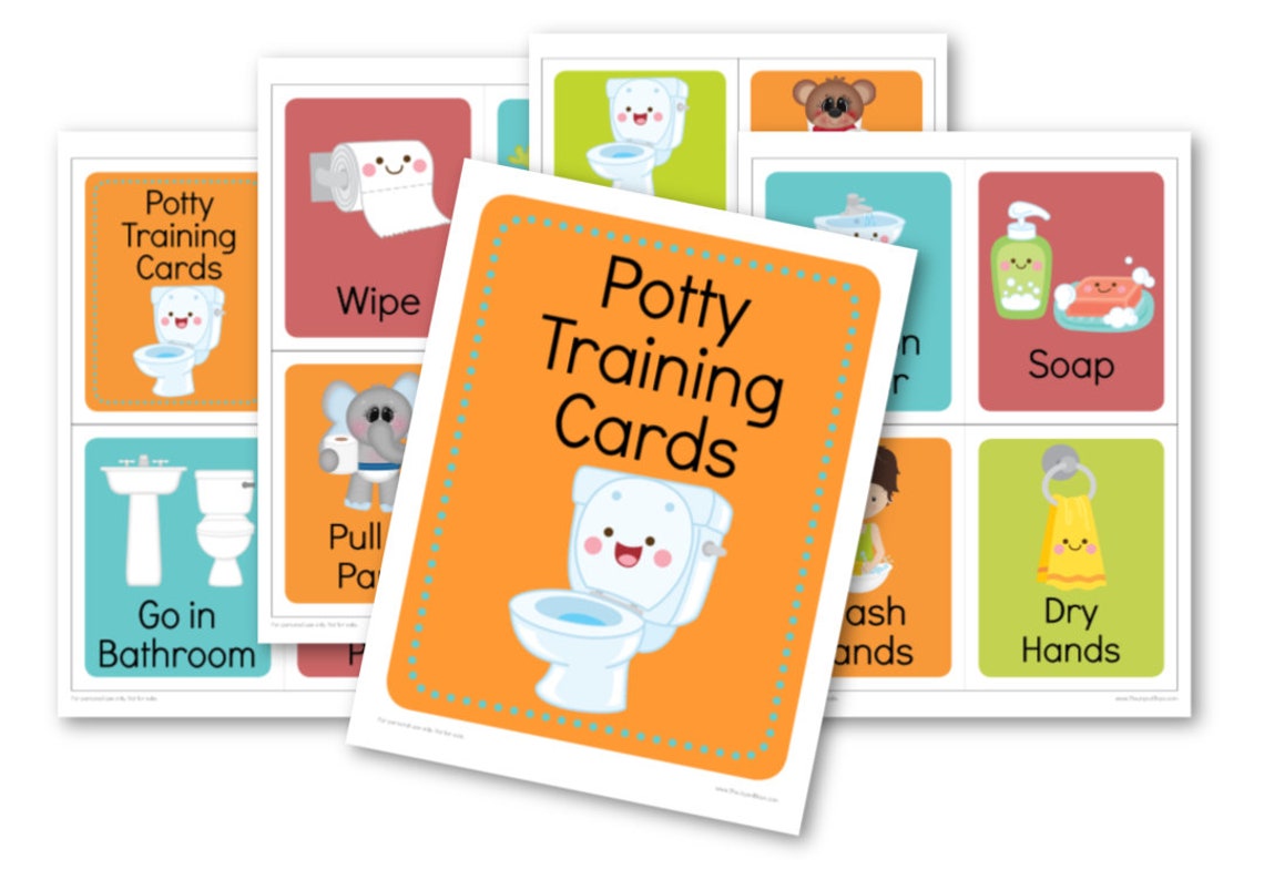 Potty Training Visual Schedule Cards Etsy